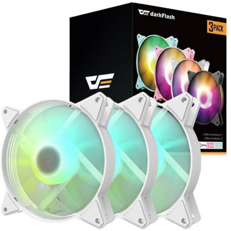 Darkflash case fan C6 3in1 120x120, white
