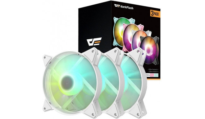 Darkflash case fan C6 3in1 120x120, white