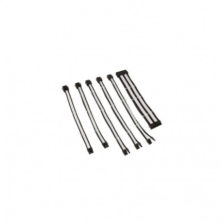 Kolink Core Adept Braided Cable Extension Kit - Black/White