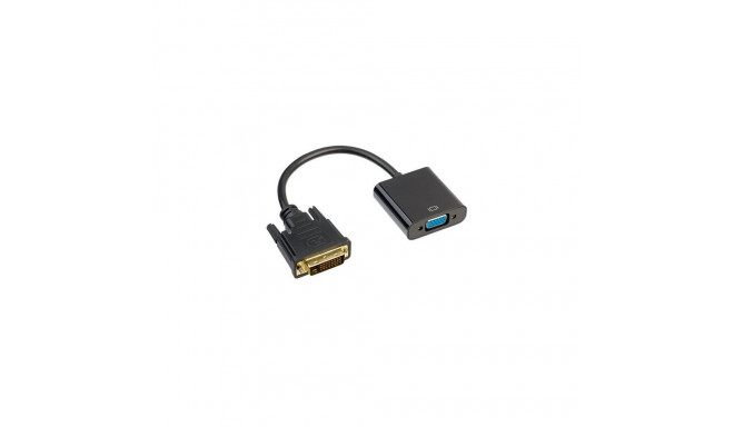 Akyga AK-AD-50 video cable adapter 0.15 m VGA (D-Sub) DVI Black