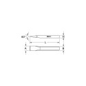 KS Tools 162.0107 masonry chisels Masonry chisel