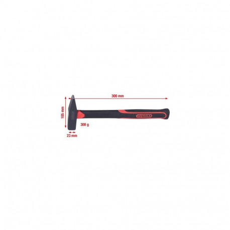 KS Tools 142.1331 hammer Cross-peen hammer Black