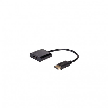 Akyga AK-AD-11 video cable adapter 0.15 m HDMI Type A (Standard) DisplayPort Black