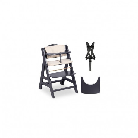 Hauck Beta+ Traditional high chair Padded seat Black
