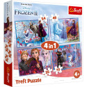 TREFL FROZEN Puzzle 4 in 1 set Frozen II