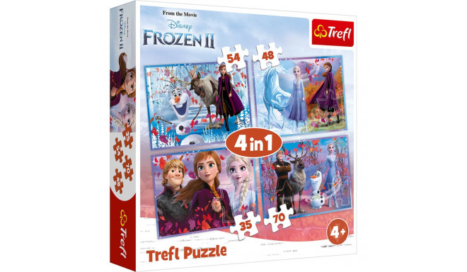 TREFL FROZEN Puzzle 4 in 1 set Frozen II