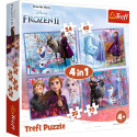 TREFL FROZEN Puzzle 4 in 1 set Frozen II