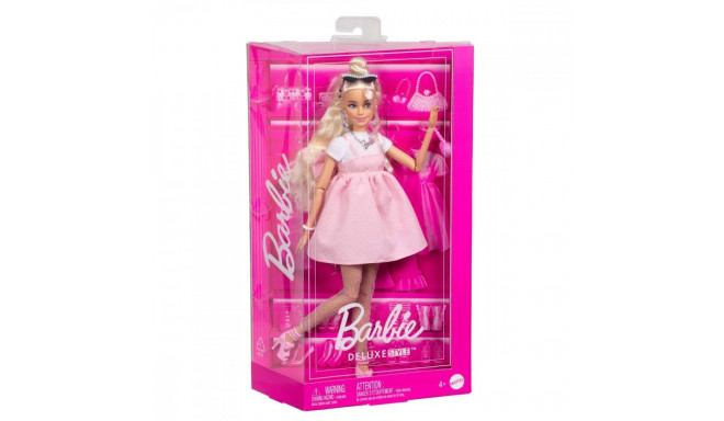 Doll Barbie Deluxe Style 3 pink dress