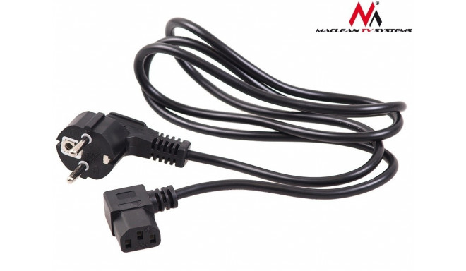 Power cable angled 3 pin plug 5M EU MCTV-804