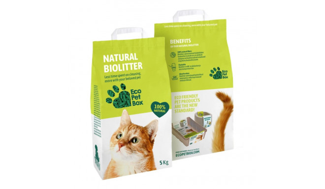 Eco Pet Box Natural Biolitter heina- ja puidugraanul 5kg