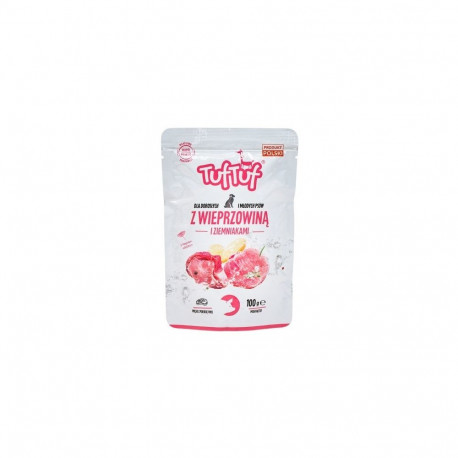 TUF TUF sealihaga ja kartulitega märg koeratoit 100g
