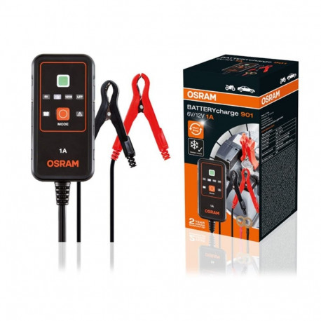 BATTERYcharge 901 charger, charging voltage: 6/12 V OSRAM, charging current: 1A