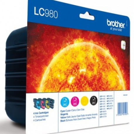 BROTHER VALUE PACK (LC-980BK/C/M/Y)