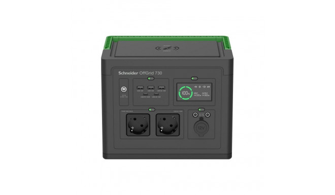Schneider Electric APC OffGrid Portable Power Station 730, 738Wh Lithium-ion, LCD, 2 CEE 7/3 Schuko 