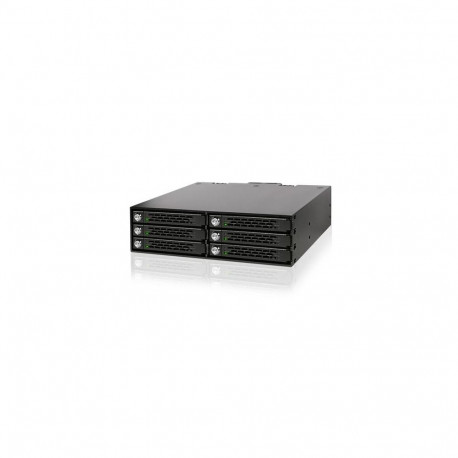 Icy Dock MB996SK-6SB drive bay panel Black
