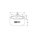 KS Tools 460.0345 impact socket Black