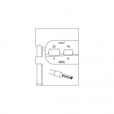 Gedore 1830619 wire connector