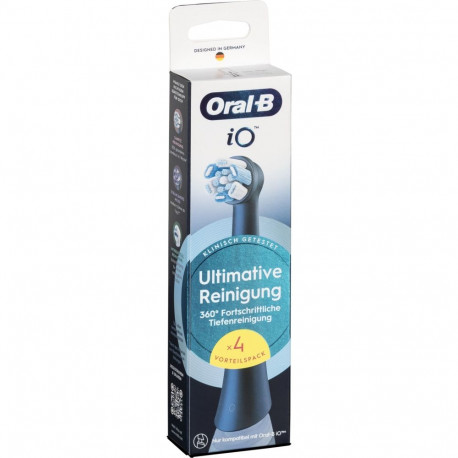 Oral-B iO Toothbrush heads Ultimate Cleaning Black   4 pcs.