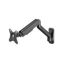 Deltaco ARM-0360 monitori seinakinnitus 81,3 cm (32") must