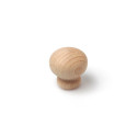 FURNITURE KNOB D30 7-259.95 RAW BEECH
