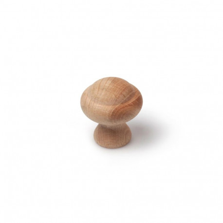 FURNITURE KNOB D30 7-257.95 RAW BEECH