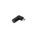 Akyga AK-ND-D10 cable gender changer USB type C 4.8 x 1.7 mm Black