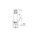 KS Tools 911.0953 impact socket Black
