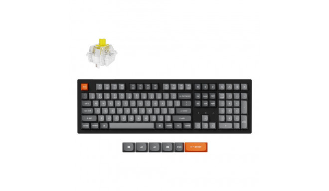 Keychron K10 Max RGB - US Layout - Hot-Swappable Super Banana Wireless Keyboard