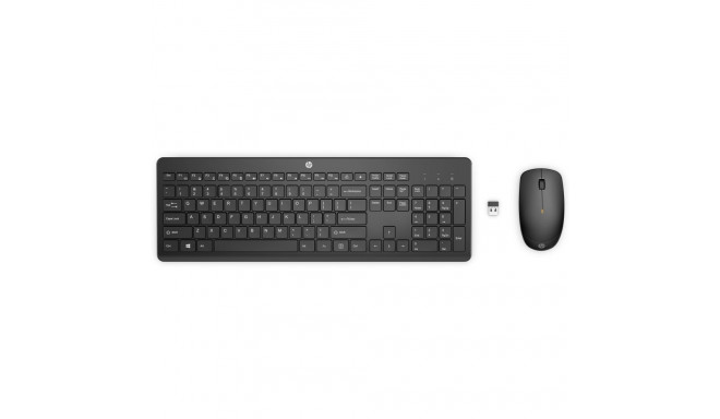 HP 235 Wireless Mouse Keyboard Combo - Black - US/RUS