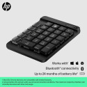 HP 435 Programmable Wireless Bluetooth Keypad w/Swappable Keycaps - Black