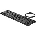 HP 320K USB Wired Keyboard - Black - ESTONIAN (BULK of 12 pcs)