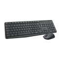 LOGITECH MK235 wireless Keyboard + Mouse Combo Grey - (US)