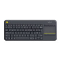 LOGITECH Wireless Touch Keyboard k400 Plus - INT BLACK