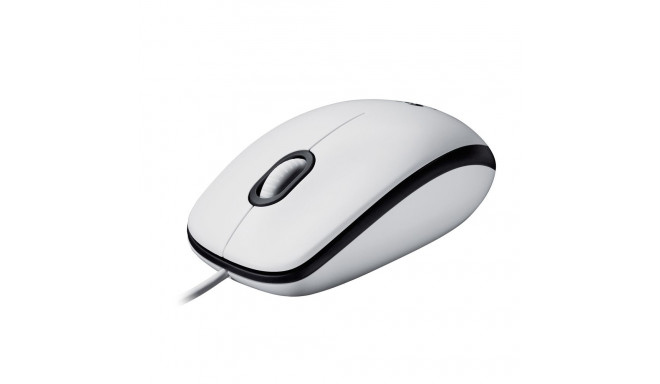  Logitech Mouse M100 (910-006764), White