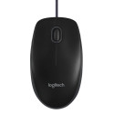 LOGITECH B100 optical Mouse black USB for Business OEM