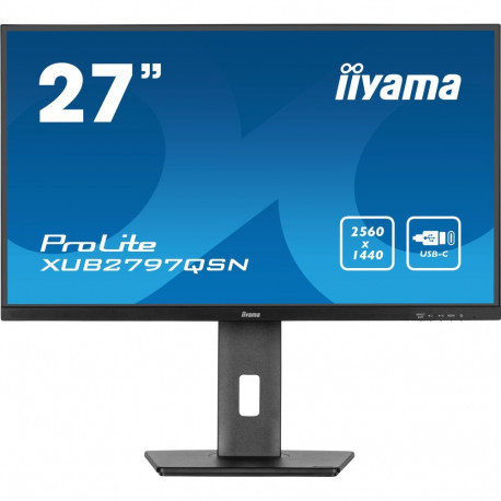 27" IPS-panel, 2560x1440, 15cm Height Adj. Stand, USB-C Dock (65W, LAN, DP-OUT, USB3x3.2+1xC(15W)) 1