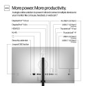 HP 727pu Series 7 Pro QHD Charging Monitor - 27" 2560x1440 QHD 400-nit 120Hz AG, IPS Black HDR 400, 