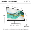 HP 527pu Series 5 Pro QHD Charging Monitor - 27" 2560x1440 QHD 350-nit 100Hz AG, IPS, USB-C(100W/15W