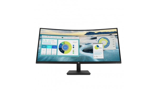 HP P34hc G4 Curved Charging Monitor - 34" 3440x1440 WQHD 250-nit 100Hz AG, Curved, VA, USB-C(65W)/HD