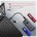 Axagon SSD enclosure USB3.2 Gen2 M.2 NVMe/SA 8595247908872