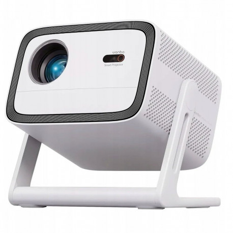 Wanbo Vali 1 valge projektor Full HD, 900 ANSI, Android TV 11, gimbal