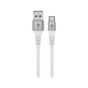 Goobay USB-C to USB-A ülipehme tekstiilkaabel metallist pistikutega | 74531
