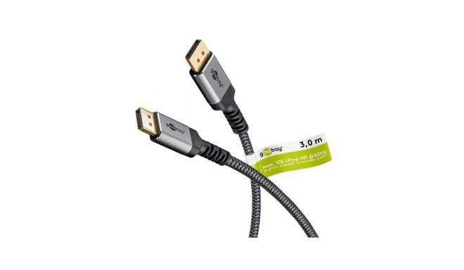 Goobay DisplayPort kaabel 2.0/2.1, 54 Gbit/s | 75681 | DisplayPort – DisplayPort