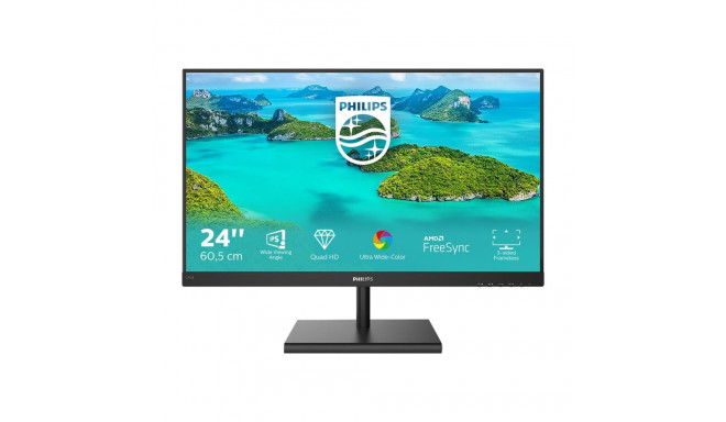 Philips | LCD monitor | 245E1S | 23.8 " | IPS | QHD | 16:9 | 75 Hz | 4 ms | 2560 x 1440 | 250 cd/m² 