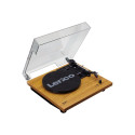 Lenco LS-10 record player with speakers wood