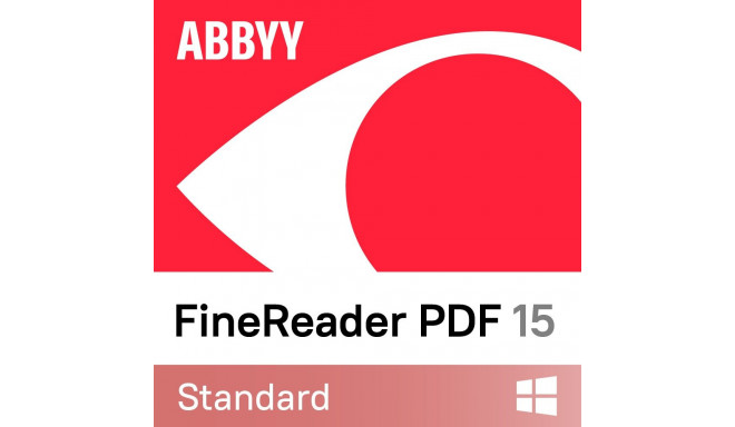 FineReader PDF 15 Standard ühe kasutaja litsents (ESD) 3 aastat 1 kasutaja