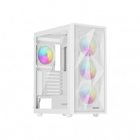 NATEC Genesis PC Case Diaxid 605 white ARGB