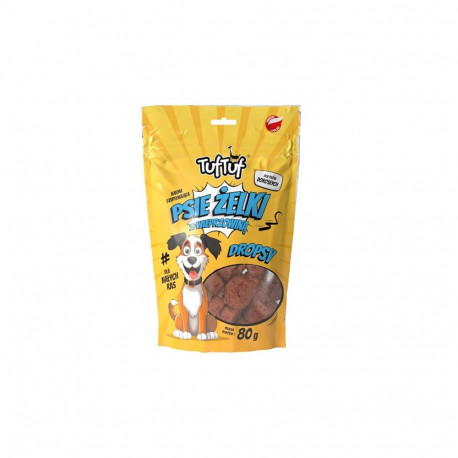 TUF TUF Dog gummies - pork drops - dog treat - 80g