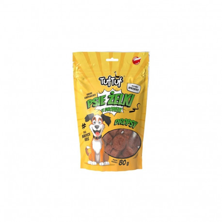 TUF TUF Dog gummies - poultry drops - dog treat - 80g