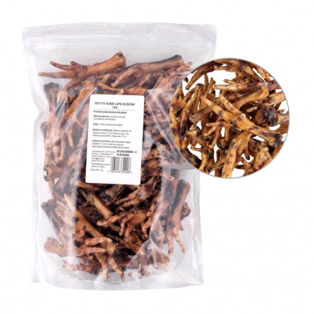 PETITTO koeramaius kuivatatud kanajalad 1kg